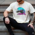 Retro 80s Shark Whale Diving Nostalgia Shark Party Men's Comfort Colors T-Shirt Ivory Retro 80s Shark Whale Diving Nostalgia Shark Party Men's Comfort Colors T-Shirt Ivory