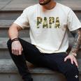 Retro Camo Hunting Papa Old Camo Dad Father’s Day Daddy Men's Comfort Colors T-Shirt Ivory