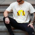 Retro Daddy Bucket Dad Softball Girl Men's Comfort Colors T-Shirt Ivory Retro Daddy Bucket Dad Softball Girl Men's Comfort Colors T-Shirt Ivory