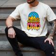 Retro Ice Cream Drip Softball Dad Game Day Dad Father's Day Men's Comfort Colors T-Shirt Ivory