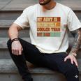 Retro Niece Nephew Auntie My Aunt Is Cooler Than My Dad Men's Comfort Colors T-Shirt Ivory