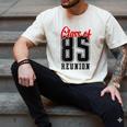 Reunion 1985 Matching Graduation High School Class Of 1985 Men's Comfort Colors T-Shirt Ivory