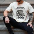 Sarcastic Please Be Patient I'm From The 1900s Premium Tri-Blend Men's Comfort Colors T-Shirt Ivory