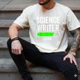 Science Writer Loading Graduation Graduate New Job Men's Comfort Colors T-Shirt Ivory