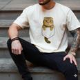 Scottish Fold Cat Pocket Cat Mom Cat Dad Cat Lover Men's Comfort Colors T-Shirt Ivory Scottish Fold Cat Pocket Cat Mom Cat Dad Cat Lover Men's Comfort Colors T-Shirt Ivory
