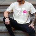 Sen18r Shirt Senior 2018 Graduation Kiss Lips Men's Comfort Colors T-Shirt Ivory