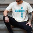 Senior 2024 Graduation Class Of 2024 Senior Boys Girls Men's Comfort Colors T-Shirt Ivory