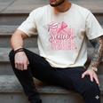 Senior 2026 Class Of 2026 Cute Coquette Pink Bow Graduation Men's Comfort Colors T-Shirt Ivory
