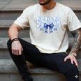 Senior 2026 Class Of 2026 Toile Coquette Bow Graduation 2026 Men's Comfort Colors T-Shirt Ivory