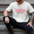 Senior 2026 Coquette Pink Bow Graduation 2026 Class Of 2026 Men's Comfort Colors T-Shirt Ivory