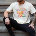 Senior 2026 Groovy Retro Grad Class Of 2026 Graduation Kids Men's Comfort Colors T-Shirt Ivory