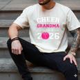 Senior Cheerleader Grandma Cheer Class Of 2026 Graduation Men's Comfort Colors T-Shirt Ivory