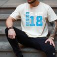 Senior Class 18 Shirt Graduation Apparel T-Shirt Men's Comfort Colors T-Shirt Ivory