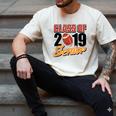 Senior Class Of 2019 Tshirt Graduation Students Football Men's Comfort Colors T-Shirt Ivory