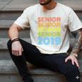 SENIOR CLASS 2019 T SHIRT High School Graduation Men's Comfort Colors T-Shirt Ivory