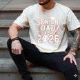 Senior Dad Class Of 2026 Graduate Baseball 2026 Graduation Men's Comfort Colors T-Shirt Ivory