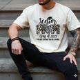Senior Mom Class Of 2025 Senior Mama 2025 Leopard Graduation Men's Comfort Colors T-Shirt Ivory