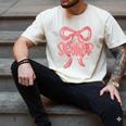 Senior Twenty Twenty-Six Coquette Graduation Class Of 2026 Men's Comfort Colors T-Shirt Ivory