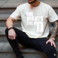 She Wants The MD Shirt Medical Graduation Doctor Men's Comfort Colors T-Shirt Ivory