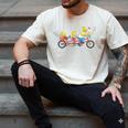 The Simpsons Father's Day Homer And Kids Bike Ride With Dad Men's Comfort Colors T-Shirt Ivory