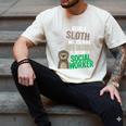 Social Work Student Masters Degree Graduation Men's Comfort Colors T-Shirt Ivory