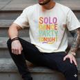 Solo Dance Party Tonight Singles Introvert Humor Men's Comfort Colors T-Shirt Ivory Solo Dance Party Tonight Singles Introvert Humor Men's Comfort Colors T-Shirt Ivory
