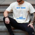 My Son Has Your Back Proud Air Force Dad Military Father Men's Comfort Colors T-Shirt Ivory