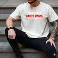 Soon To Be A Daddy Of Twins Expecting Father Men's Comfort Colors T-Shirt Ivory