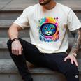 Space Cat Mom Cat Dad Men Women Kids Astronaut Space Men's Comfort Colors T-Shirt Ivory