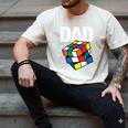 Speed Cubing Dad Puzzle Cuber Cube Kids Men's Comfort Colors T-Shirt Ivory