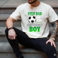 Step Dad Of The Birthday Boy Soccer Stars Outfit Men's Comfort Colors T-Shirt Ivory