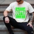 Straight Outta Junior High School Graduation T-Shirt Men's Comfort Colors T-Shirt Ivory