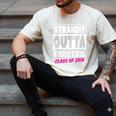 Straight Outta Nursing School Class Of 2018 Graduation Men's Comfort Colors T-Shirt Ivory