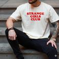 Strange Girls Club Weird Antisocial Introvert Humor Men's Comfort Colors T-Shirt Ivory