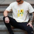 Sunflower Teach Love Inspire Cool Graduation Teacher School Men's Comfort Colors T-Shirt Ivory