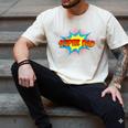 Super Dad Family Matching Superhero Comics Set Fathers Day Men's Comfort Colors T-Shirt Ivory