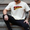 Super Dad Superdad Superhero Dad Men's Comfort Colors T-Shirt Ivory