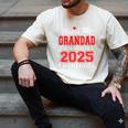 Super Proud Grandad Of 2025 Graduate Graduation Family Premium Men's Comfort Colors T-Shirt Ivory
