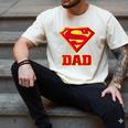 Superman Super Dad Men's Comfort Colors T-Shirt Ivory Superman Super Dad Men's Comfort Colors T-Shirt Ivory