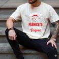 i Survived My Fiance's Nursing Degree Graduation Gifts Men's Comfort Colors T-Shirt Ivory