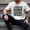 I Survived Home School Class Of 2018 Graduation Men's Comfort Colors T-Shirt Ivory