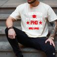 I Survived My Husband's PHD Dissertation Graduation Men's Comfort Colors T-Shirt Ivory