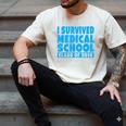 I Survived Medical School Class Of 2018 Graduation Men's Comfort Colors T-Shirt Ivory