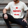 I Survived My Wife's Master's Degree Graduation Men's Comfort Colors T-Shirt Ivory