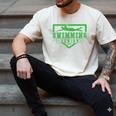 Swimming Senior Night Swim Senior 2026 Graduation 32 Men's Comfort Colors T-Shirt Ivory