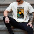 That's What I Do I Read Books I Drink Wine And I Know Things Men's Comfort Colors T-Shirt Ivory