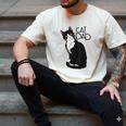 Tuxedo Cat Dad Cat Dad Tuxedo Cat Dad Men's Comfort Colors T-Shirt Ivory