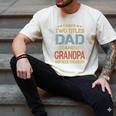 I Have Two Titles Dad And Grandpa Father's Day Grandpa Men's Comfort Colors T-Shirt Ivory