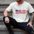 Veteran Dad Like A Normal Dad But Cooler American Flag Men's Comfort Colors T-Shirt Ivory