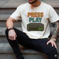 VHS Cassette Retro Analog Nostalgia Theme Men's Comfort Colors T-Shirt Ivory
